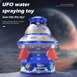 Kids UFO Rocket Sprinkler 360° Rotating Summer Water Pressure Lift Sprinkler Outdoor Water Toy 19 Kids UFO Rocket Sprinkler 360° Rotating Summer Water Pressure Lift Sprinkler Outdoor Water Toy -Sun Baby Sales Store Kids UFO Rocket Sprinkler 7