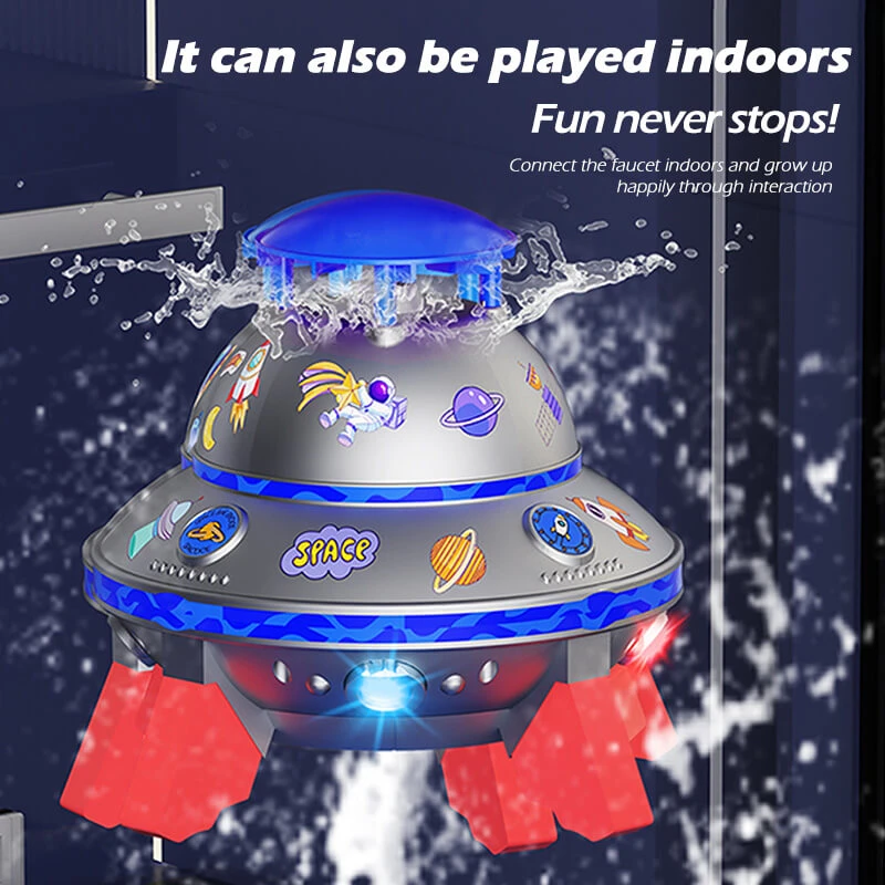 Kids UFO Rocket Sprinkler 360° Rotating Summer Water Pressure Lift Sprinkler Outdoor Water Toy 10 Kids UFO Rocket Sprinkler 360° Rotating Summer Water Pressure Lift Sprinkler Outdoor Water Toy - Image 10