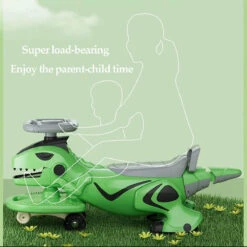 Kids Wiggle Car Dinosaur Anti-Rollover Car Ride On Toy With Flashing Wheels & Music 15 Kids Wiggle Car Dinosaur Anti-Rollover Car Ride On Toy With Flashing Wheels & Music -Sun Baby Sales Store Kids Wiggle Car Dinosaur Anti Rollover Car 12