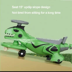 Kids Wiggle Car Dinosaur Anti-Rollover Car Ride On Toy With Flashing Wheels & Music 14 Kids Wiggle Car Dinosaur Anti-Rollover Car Ride On Toy With Flashing Wheels & Music -Sun Baby Sales Store Kids Wiggle Car Dinosaur Anti Rollover Car 9