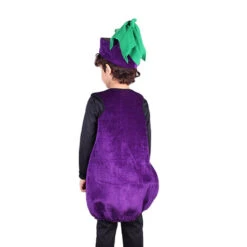 Children Tomato Costume Vegetable Stage Dress Up Halloween Cosplay Outfit For Boys Girls 31 Children Tomato Costume Vegetable Stage Dress Up Halloween Cosplay Outfit For Boys Girls -Sun Baby Sales Store Kids aubergine vegrtable cosplay costume 3