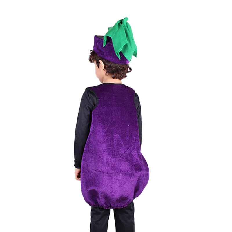 Children Tomato Costume Vegetable Stage Dress Up Halloween Cosplay Outfit For Boys Girls 14 Children Tomato Costume Vegetable Stage Dress Up Halloween Cosplay Outfit For Boys Girls - Image 14