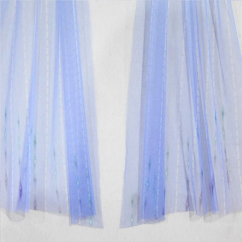 Kids Elsa Princess Costume Snow Girls Dress With Crown Scepter Wig Cosplay Accessories 12 Kids Elsa Princess Costume Snow Girls Dress With Crown Scepter Wig Cosplay Accessories - Image 12