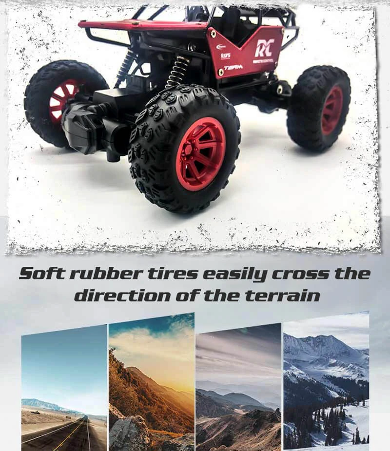 1/18 RC Car 2.4G Off Road Remote Control Truck Buggy Climbing Toy For Kids 8 1/18 RC Car 2.4G Off Road Remote Control Truck Buggy Climbing Toy For Kids - Image 8