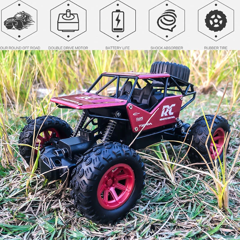 1/18 RC Car 2.4G Off Road Remote Control Truck Buggy Climbing Toy For Kids 7 1/18 RC Car 2.4G Off Road Remote Control Truck Buggy Climbing Toy For Kids - Image 7