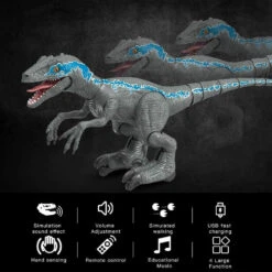 Giant RC Dinosaur Toy Remote Control Dinosaur Robot Electric Walking Animals Controlled Toys 15 Giant RC Dinosaur Toy Remote Control Dinosaur Robot Electric Walking Animals Controlled Toys -Sun Baby Sales Store KidsRemoteControlDinosaur 3