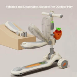 3-in-1 Toddler Scooter Cute Push Scooter With Parent Handle Kids Foldable Scooter For 1-8 Years Old -Sun Baby Sales Store KidsScooter 3Wheel Foldable Scooter 13