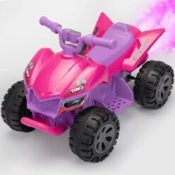 Kids 6V Electric Ride-On ATV Quad Car With Music LED Lights And Spray Device 16 Kids 6V Electric Ride-On ATV Quad Car With Music LED Lights And Spray Device -Sun Baby Sales Store Kids 6V Electric Ride On ATV Quad 3