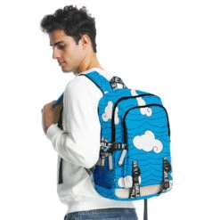 Tanjiro Zenitsu Giyu Backpack Teens And Adults Schoolbag Daypacks Fashion Travel Rucksack For Students