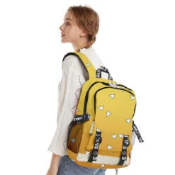 Tanjiro Zenitsu Giyu Backpack Teens And Adults Schoolbag Daypacks Fashion Travel Rucksack For Students 23 Tanjiro Zenitsu Giyu Backpack Teens And Adults Schoolbag Daypacks Fashion Travel Rucksack For Students -Sun Baby Sales Store Kidsdemonslayerschoolbag 13