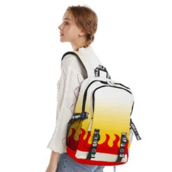 Tanjiro Zenitsu Giyu Backpack Teens And Adults Schoolbag Daypacks Fashion Travel Rucksack For Students 26 Tanjiro Zenitsu Giyu Backpack Teens And Adults Schoolbag Daypacks Fashion Travel Rucksack For Students -Sun Baby Sales Store Kidsdemonslayerschoolbag 9
