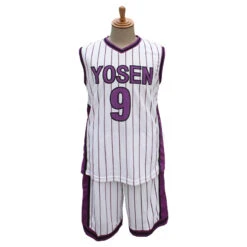 Kuroko's Basketball Cosplay Jersey Yosen 9 Murasakibara Atsushi 12 Costume Uniform -Sun Baby Sales Store Kuroko No Basuke Yosen 9 Murasakibara Atsushi Basketball Jersey