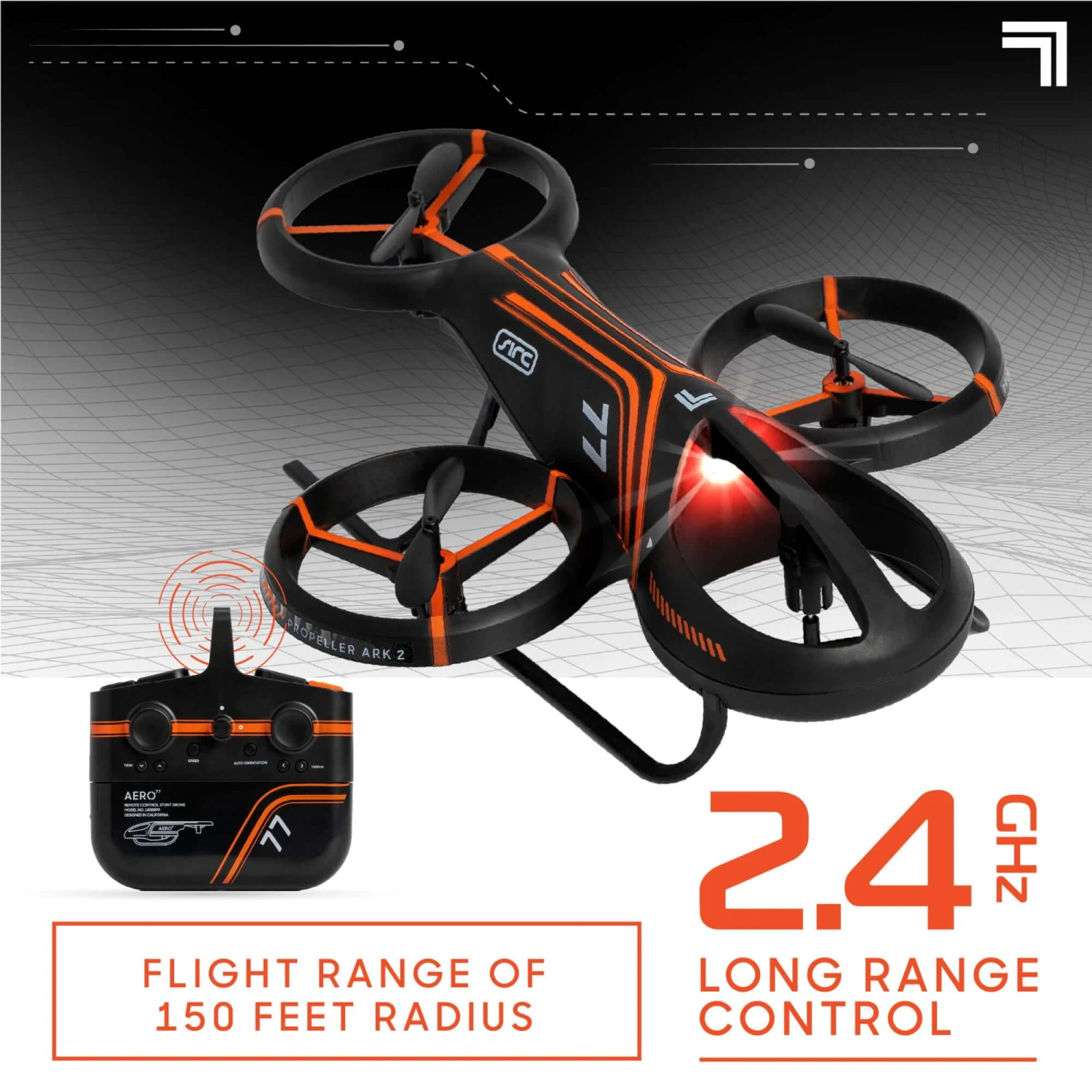 Aero Stunt Drone RC Rechargeable Quadcopter With LEDs Smart Copter For Beginners 8 Aero Stunt Drone RC Rechargeable Quadcopter With LEDs Smart Copter For Beginners - Image 8