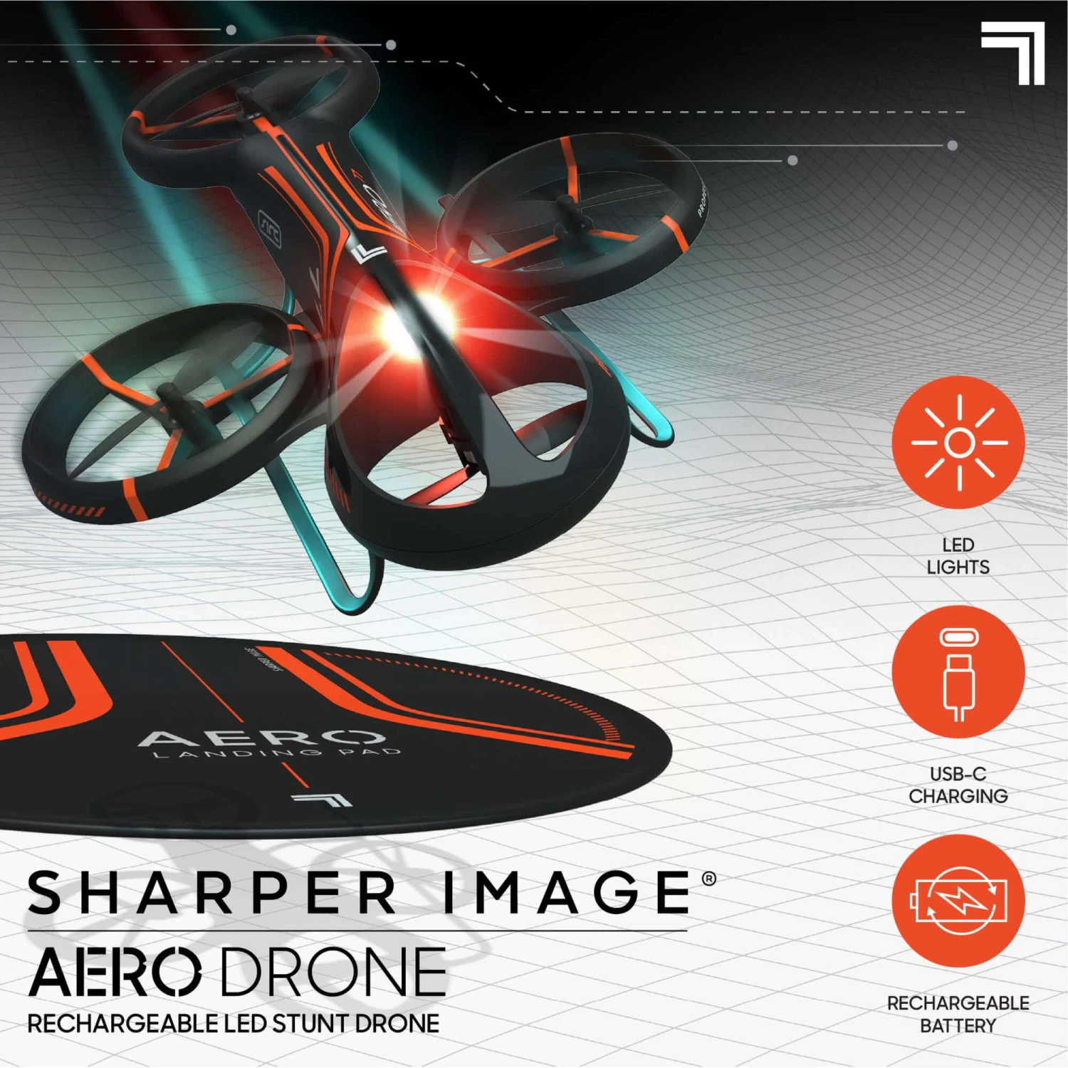 Aero Stunt Drone RC Rechargeable Quadcopter With LEDs Smart Copter For Beginners 6 Aero Stunt Drone RC Rechargeable Quadcopter With LEDs Smart Copter For Beginners - Image 6