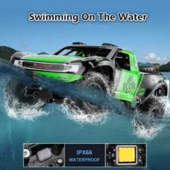 Amphibious RC Cars 1/8 Scale RC Rock Crawler Radio Controlled Monster Truck 100% Waterproof 18 Amphibious RC Cars 1/8 Scale RC Rock Crawler Radio Controlled Monster Truck 100% Waterproof -Sun Baby Sales Store Large Amphibious Monster Truck 4