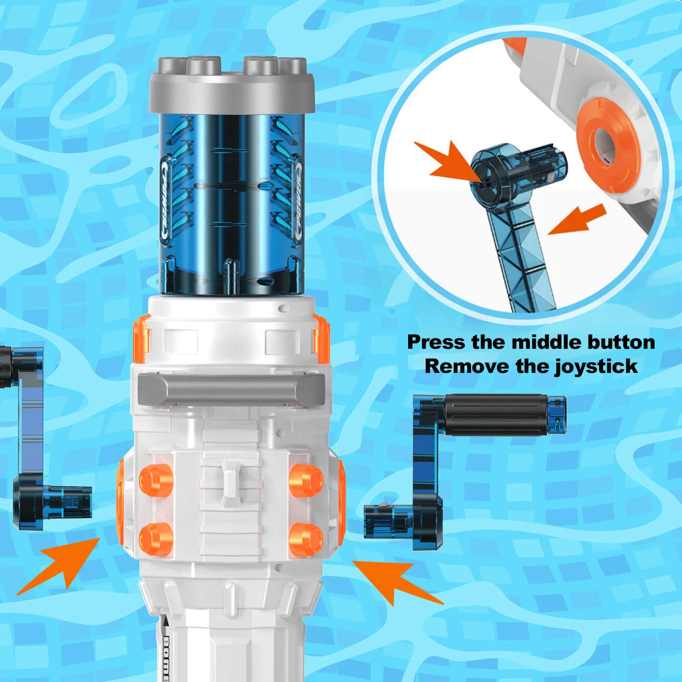 Large Capacity Water Gun Continuous High Water Pressure Parent-child Game Outdoor Summer Toy 7 Large Capacity Water Gun Continuous High Water Pressure Parent-child Game Outdoor Summer Toy - Image 7