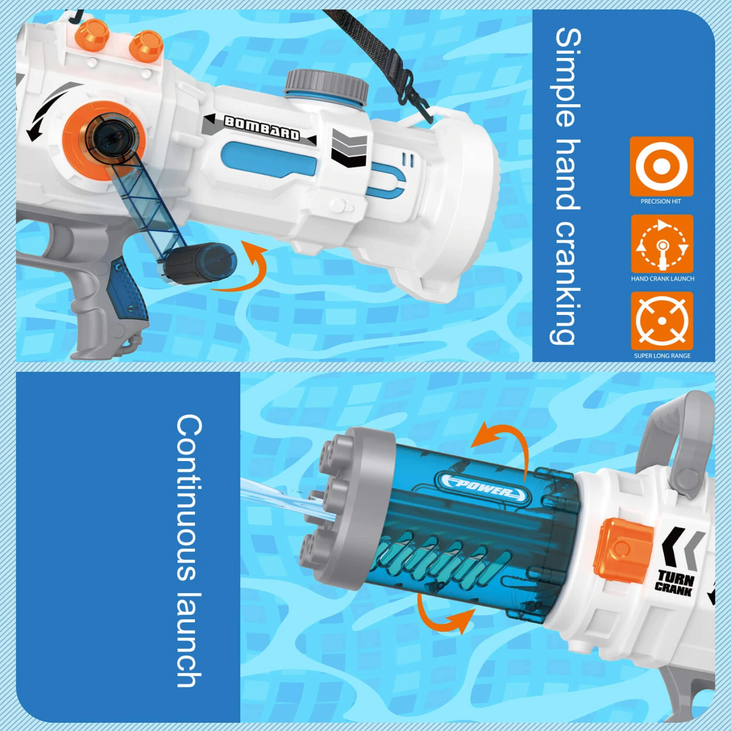 Large Capacity Water Gun Continuous High Water Pressure Parent-child Game Outdoor Summer Toy 5 Large Capacity Water Gun Continuous High Water Pressure Parent-child Game Outdoor Summer Toy - Image 5