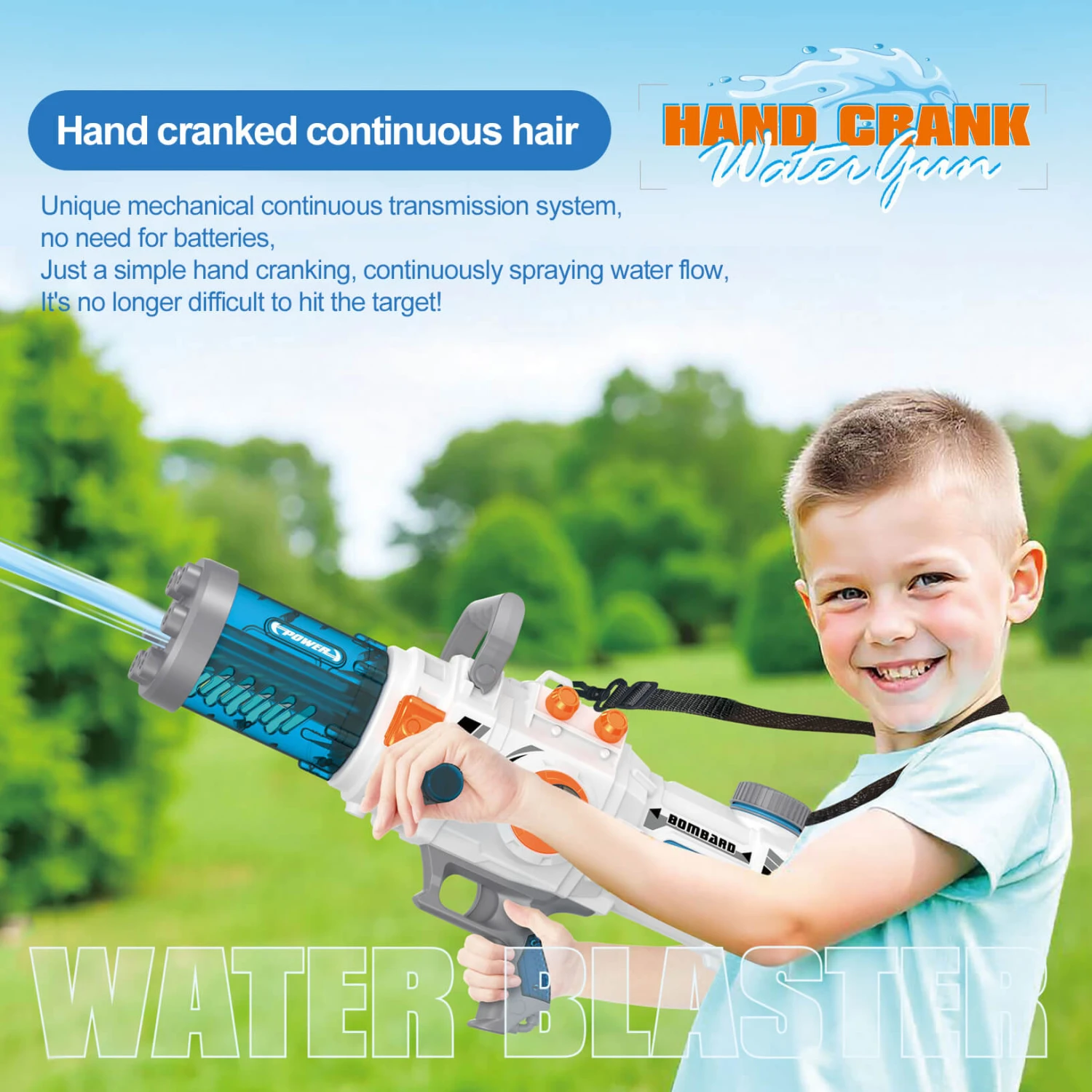 Large Capacity Water Gun Continuous High Water Pressure Parent-child Game Outdoor Summer Toy 4 Large Capacity Water Gun Continuous High Water Pressure Parent-child Game Outdoor Summer Toy - Image 4