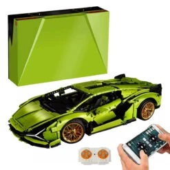 1280 PCS RC Racing Lambo Car 1/14 Remote Control Sports Cars Building Blocks W/ App Remote 19 1280 PCS RC Racing Lambo Car 1/14 Remote Control Sports Cars Building Blocks W/ App Remote -Sun Baby Sales Store Lego Lambo Remote Control Lamborghini