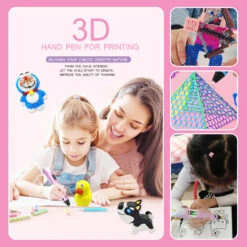 Kids 3D Print Pen Magic Doodle 3d Pen With Free 10 Meters PLA Filament 13 Kids 3D Print Pen Magic Doodle 3d Pen With Free 10 Meters PLA Filament -Sun Baby Sales Store Magic 3D Printing Pen 8