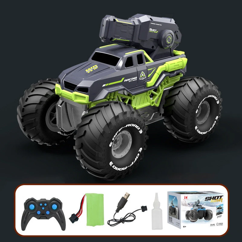 Kids RC Amphibious Vehicle 2.4G High Pressure Water Gun Car Two Speeds Off-road Car 1 Kids RC Amphibious Vehicle 2.4G High Pressure Water Gun Car Two Speeds Off-road Car