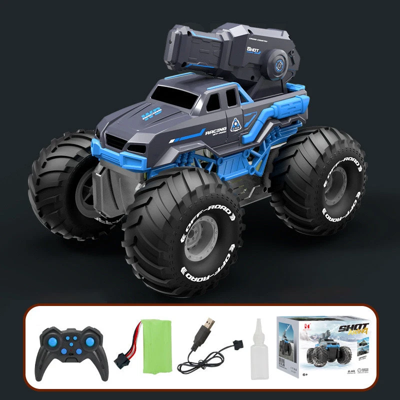 Kids RC Amphibious Vehicle 2.4G High Pressure Water Gun Car Two Speeds Off-road Car 2 Kids RC Amphibious Vehicle 2.4G High Pressure Water Gun Car Two Speeds Off-road Car - Image 2
