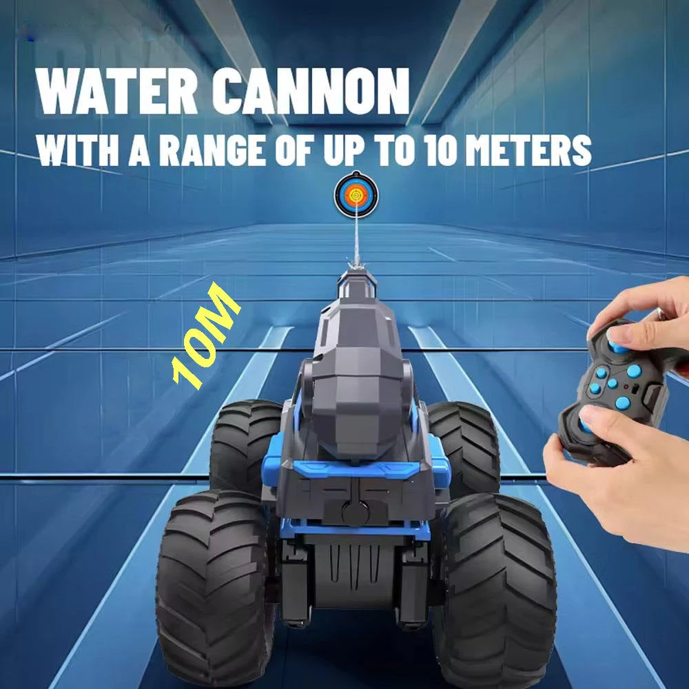 Kids RC Amphibious Vehicle 2.4G High Pressure Water Gun Car Two Speeds Off-road Car 6 Kids RC Amphibious Vehicle 2.4G High Pressure Water Gun Car Two Speeds Off-road Car - Image 6