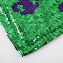 MardiGra Sequin Party Dress Casual Fleur De Lis Flower Shirt Carnival Costume For Women -Sun Baby Sales Store Mardi Gras Costume 10