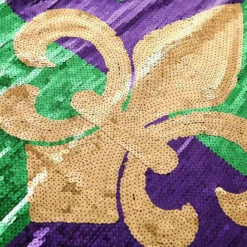 MardiGra Sequin Party Dress Casual Fleur De Lis Flower Shirt Carnival Costume For Women -Sun Baby Sales Store Mardi Gras Costume 9