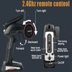 Mars Detecting RC Car 1/12 RC Rock Crawlers 6WD Remote Control Truck W/ Hidden Lift Water Bomb Shooting 22 Mars Detecting RC Car 1/12 RC Rock Crawlers 6WD Remote Control Truck W/ Hidden Lift Water Bomb Shooting -Sun Baby Sales Store Mars Detecting RC Car 12