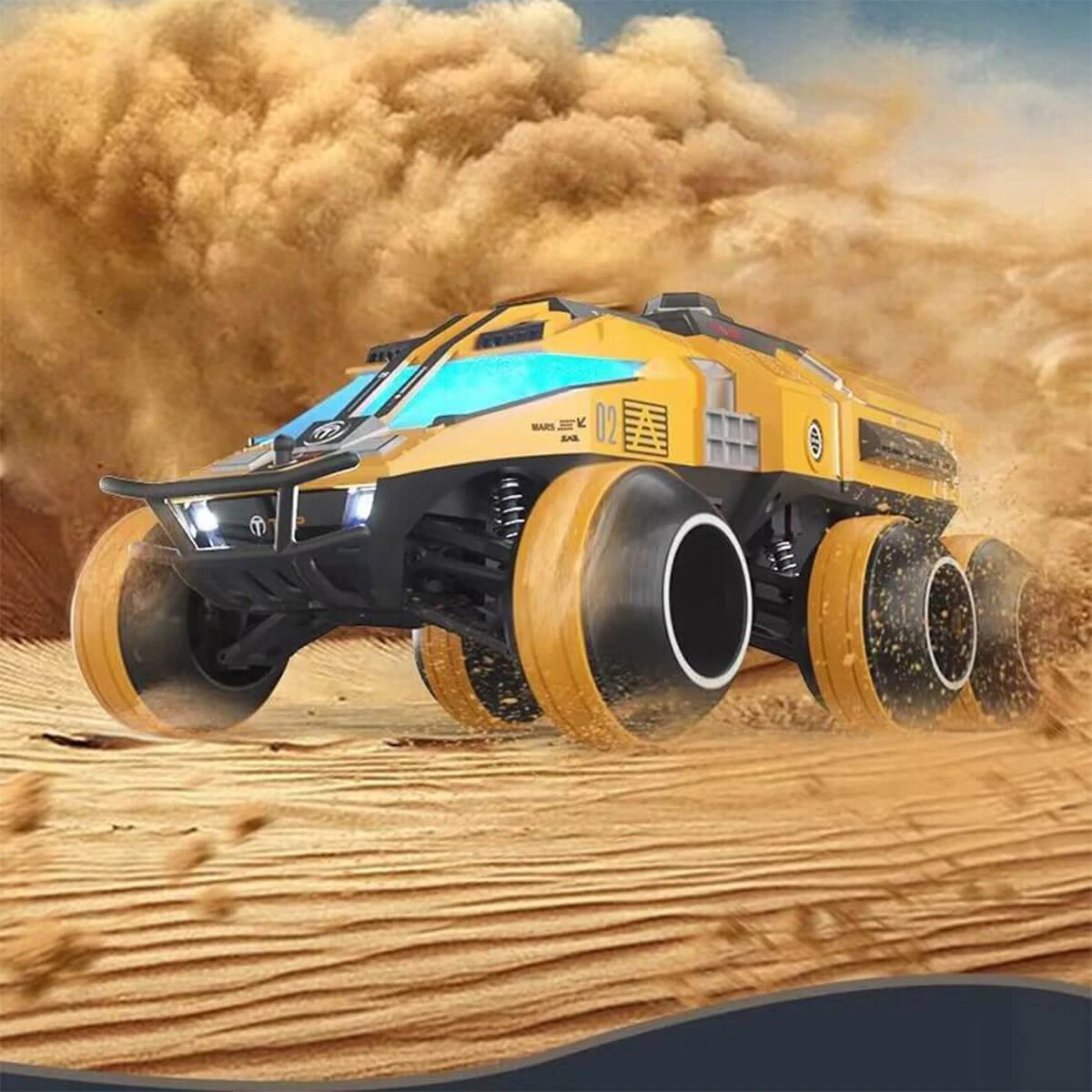 Mars Detecting RC Car 1/12 RC Rock Crawlers 6WD Remote Control Truck W/ Hidden Lift Water Bomb Shooting 2 Mars Detecting RC Car 1/12 RC Rock Crawlers 6WD Remote Control Truck W/ Hidden Lift Water Bomb Shooting - Image 2