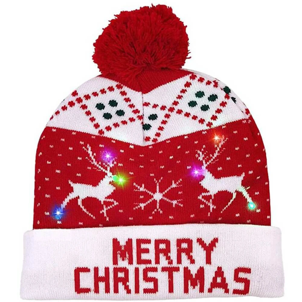 Christmas LED Hat Light Up Knitted Beanie Holiday Hat, Best Christmas Gift For Kids Adults 12 Christmas LED Hat Light Up Knitted Beanie Holiday Hat, Best Christmas Gift For Kids Adults - Image 12