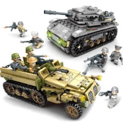 Technic Iron Empire Tank Building Blocks Set Weapon War Chariot Creator Army WW2 Soldiers Kids Toys -Sun Baby Sales Store MilitaryBuildingBlocks 10