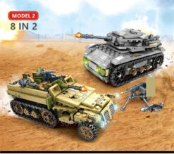 Technic Iron Empire Tank Building Blocks Set Weapon War Chariot Creator Army WW2 Soldiers Kids Toys -Sun Baby Sales Store MilitaryBuildingBlocks 3