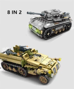Technic Iron Empire Tank Building Blocks Set Weapon War Chariot Creator Army WW2 Soldiers Kids Toys -Sun Baby Sales Store MilitaryBuildingBlocks 5