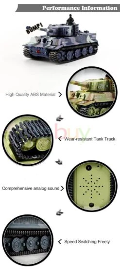 1:72 Remote Control Battle Tank Panzer Tank German Tiger Armored Vehicle With High Simulation 17 1:72 Remote Control Battle Tank Panzer Tank German Tiger Armored Vehicle With High Simulation -Sun Baby Sales Store MiniTigerBattleRCTank 2