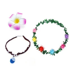 Kids Princess Moana Costume Beach Vacation Swimwear Ocean Adventure Bathing Suit 19 Kids Princess Moana Costume Beach Vacation Swimwear Ocean Adventure Bathing Suit -Sun Baby Sales Store Moana costume cosplay accessories