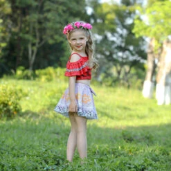 Kids Princess Moana Costume Beach Vacation Swimwear Ocean Adventure Bathing Suit 13 Kids Princess Moana Costume Beach Vacation Swimwear Ocean Adventure Bathing Suit -Sun Baby Sales Store Moana costume cosplay swimwear 9