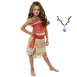 Princess Cosplay Costume Halloween Polynesian Dress Adventure Polynesian Outfit 12 Princess Cosplay Costume Halloween Polynesian Dress Adventure Polynesian Outfit -Sun Baby Sales Store Moana girls and adult dress9