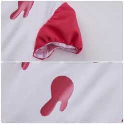 Niffty Costume White And Red Dress With Accessories Hazbin Hotel Cosplay Outfit 11 Niffty Costume White And Red Dress With Accessories Hazbin Hotel Cosplay Outfit -Sun Baby Sales Store Niffty White Red Dress Hazbin Hotel Costume 1