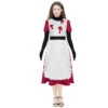 Niffty Costume White And Red Dress With Accessories Hazbin Hotel Cosplay Outfit