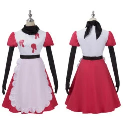 Niffty Costume White And Red Dress With Accessories Hazbin Hotel Cosplay Outfit 10 Niffty Costume White And Red Dress With Accessories Hazbin Hotel Cosplay Outfit -Sun Baby Sales Store Niffty White Red Dress Hazbin Hotel Costume 5