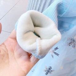 Little Girls Winter Princess Dress Elsa Snowflake Fluffy Sweater Dresses 1-10 Years -Sun Baby Sales Store O1CN01DyCGTH2GoRvJ7iITY 2214582419062 0 cib