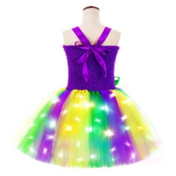Girls Mardi Gras Light Up Costume LED Dress And Headband For Parade -Sun Baby Sales Store O1CN01GeFMIq1bevZUkeCro 2213229613491 0 cib