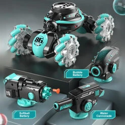 3-IN-1 RC Car Soft Bomb Water Bomb Bubble Car 360° Rotation Stunt Car Dual Control Twist Car -Sun Baby Sales Store O1CN01SE10b71bp0EX7AM6x 2213260363513 0 cib