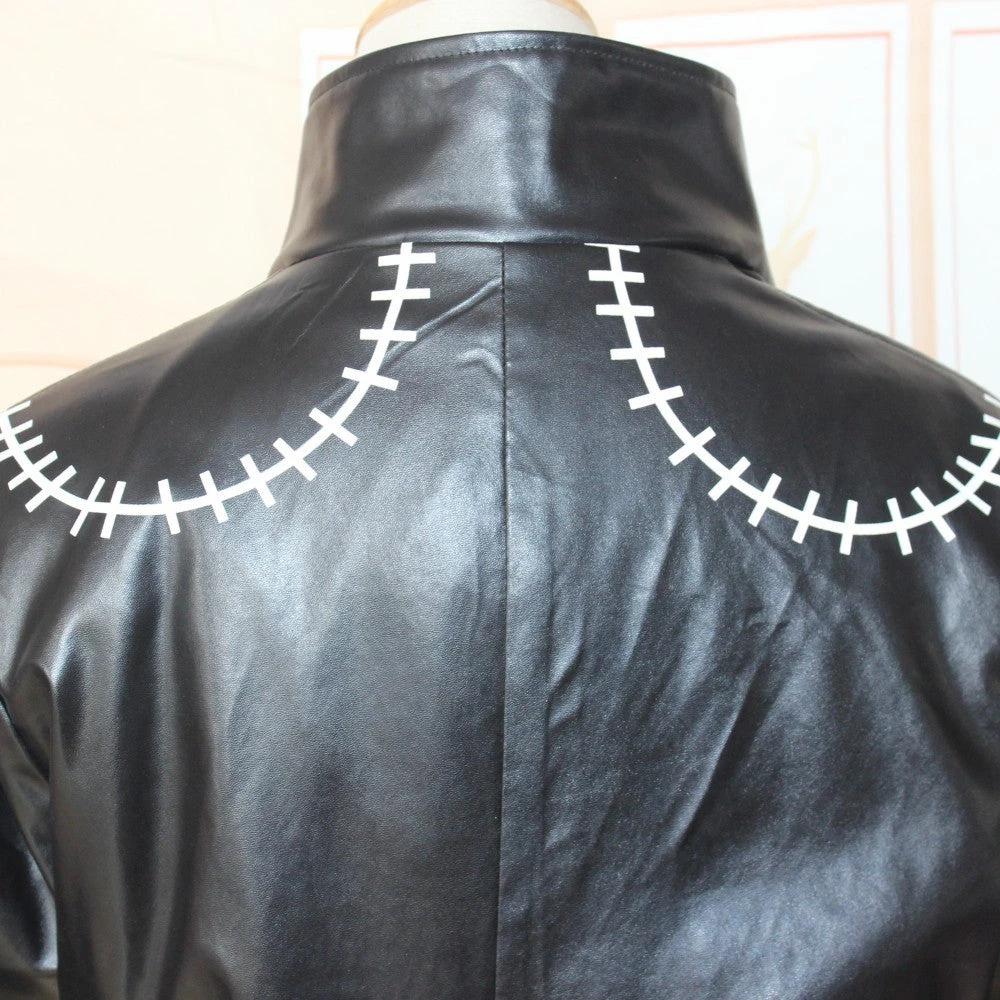 Mens Dabi Costume Villain Blueflame Outfit PU Leather Coat Pants And T-shirt 3pcs Suit 6 Mens Dabi Costume Villain Blueflame Outfit PU Leather Coat Pants And T-shirt 3pcs Suit - Image 6