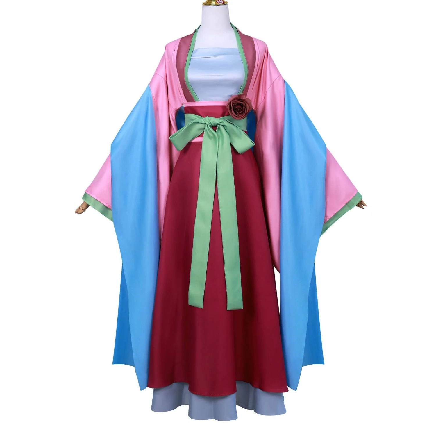 Adult Maomao Cosplay Costume The Apothecary Diaries Pink Dress Party Outfit 2 Adult Maomao Cosplay Costume The Apothecary Diaries Pink Dress Party Outfit - Image 2