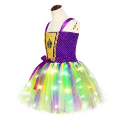 Girls Mardi Gras Light Up Costume LED Dress And Headband For Parade -Sun Baby Sales Store O1CN01v2hrtp1bevZQaxjWC 2213229613491 0 cib