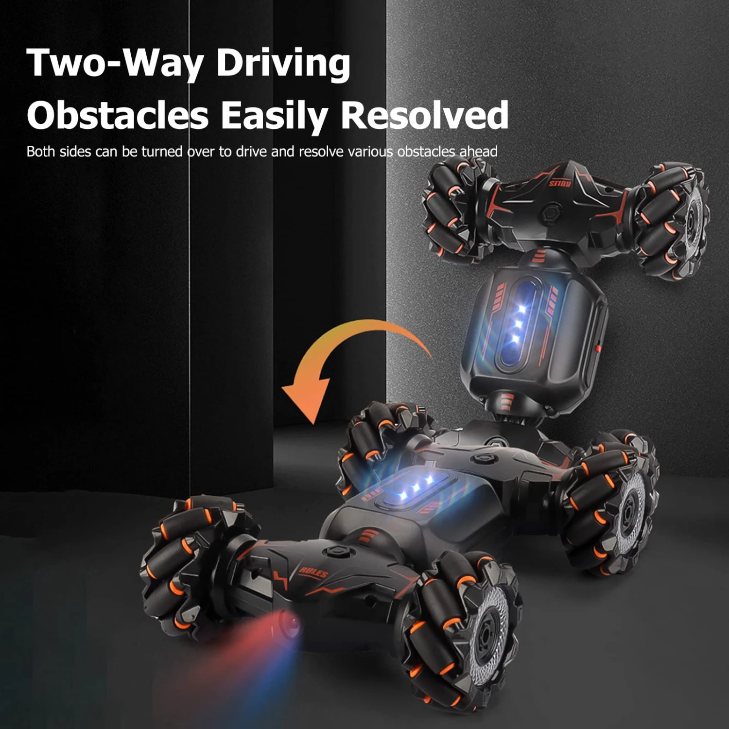 2.4G RC Stunt Car 360° Rotation Twisting Car 4WD Climbing Stunt Car For Kids 10 2.4G RC Stunt Car 360° Rotation Twisting Car 4WD Climbing Stunt Car For Kids - Image 10