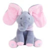 Baby Animated Singing Elephant Flappy Plush Toy Elephant With Flapping Ears
